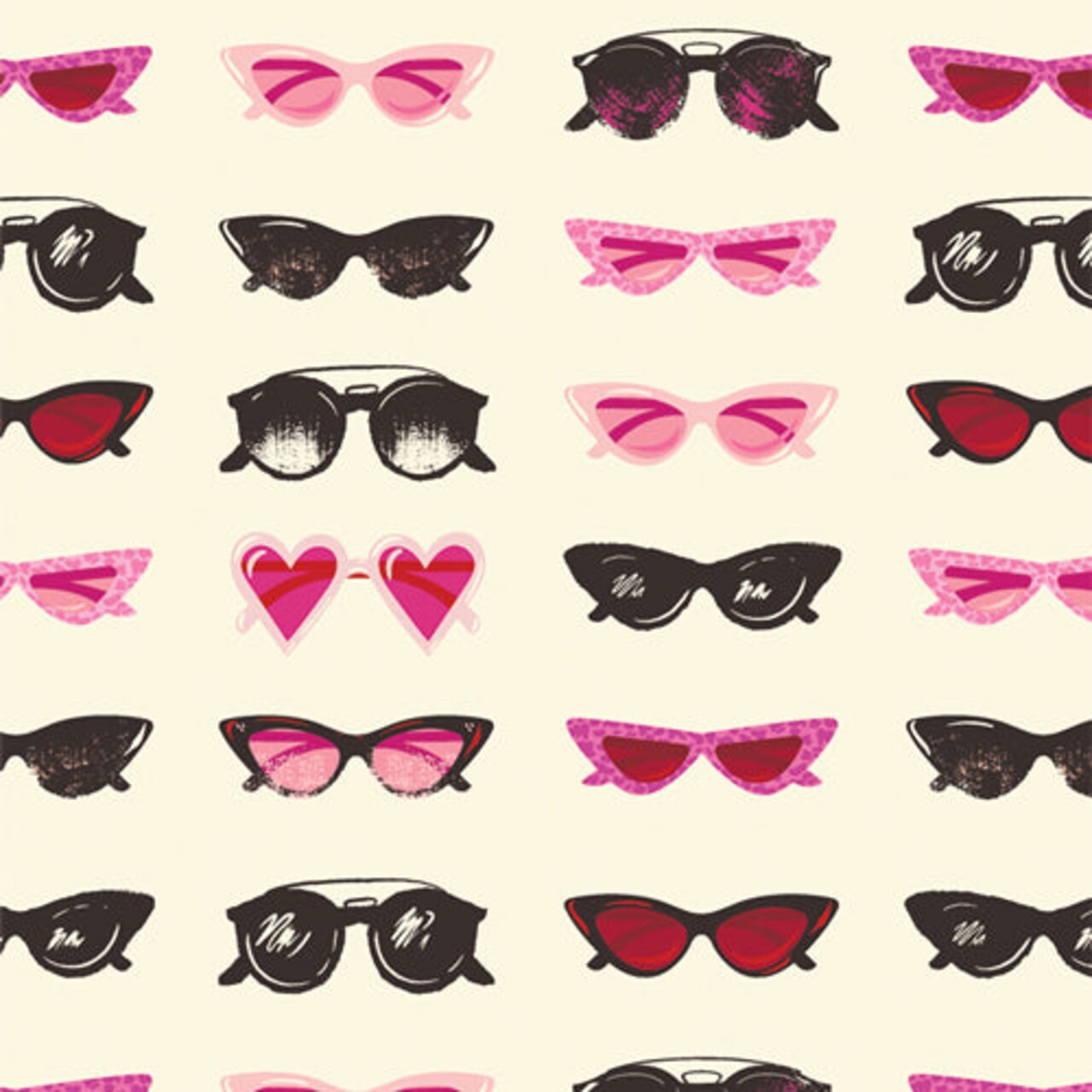 Fabric Art Gallery Love is Blind Love Struck by the Quarter Yard LOV14007